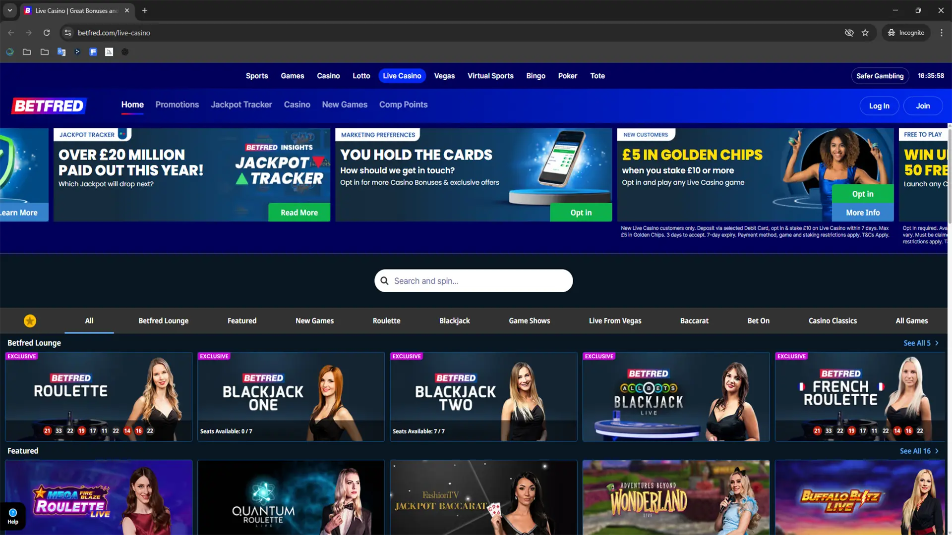 Betfred Casino